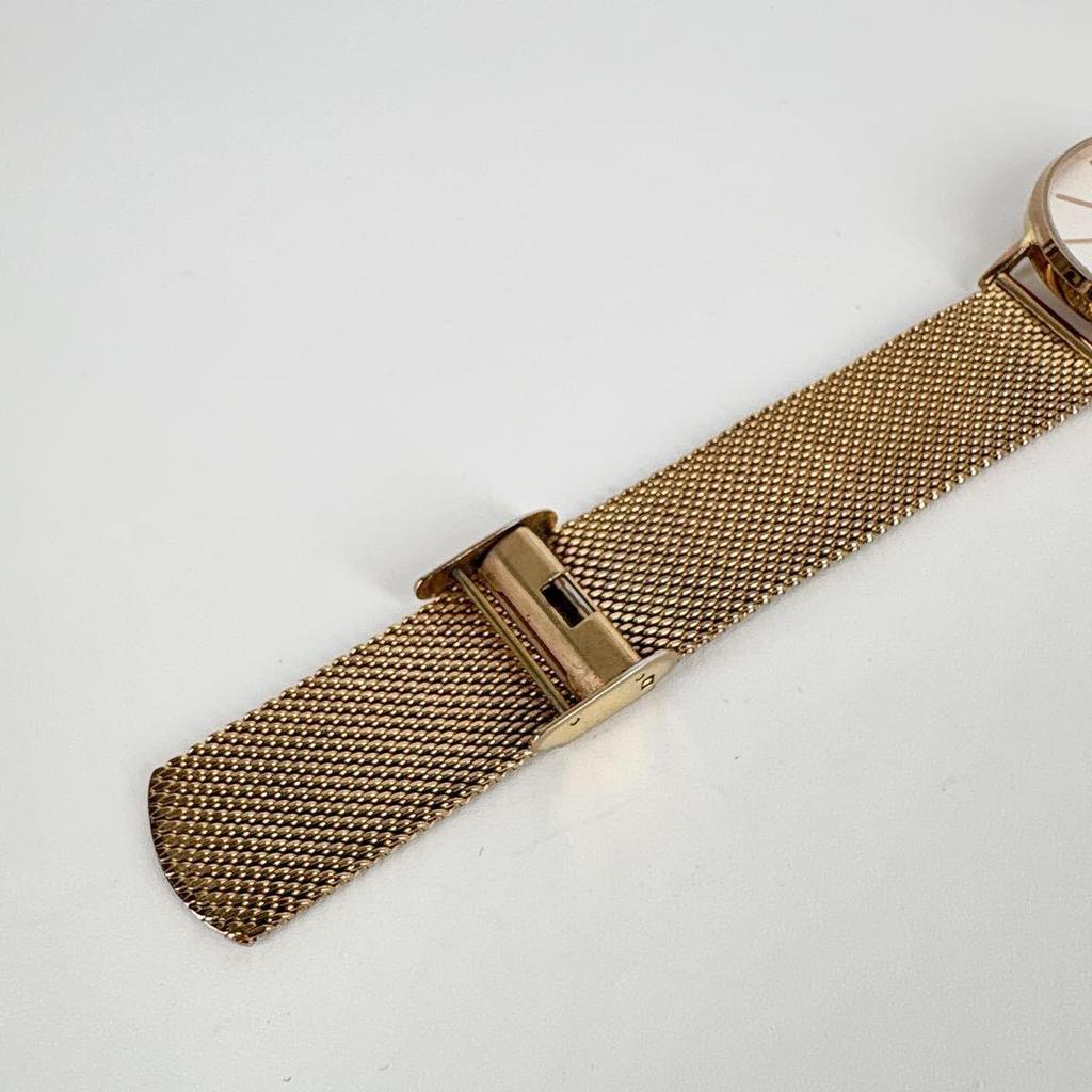 Used [New battery replacement/working item] COACH Women's Watch Rose Gold Perry Mesh Belt QZ Quartz
