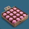 Rose Bath Bomb With Petals And Shea Butter