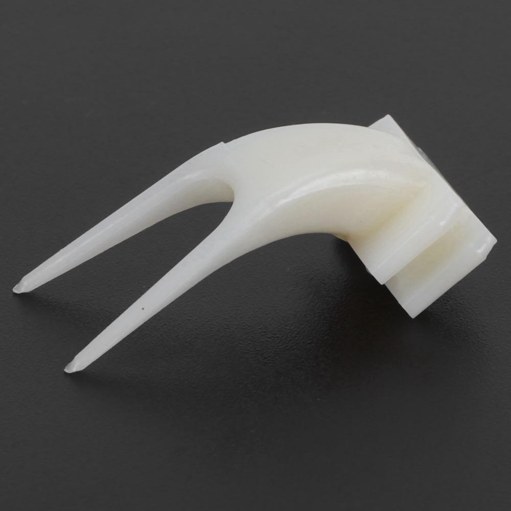 20pcs Plastic Bird Fruit Fork Dual Prong Design Pet Food Holder  Daily Feeding