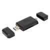 Card Reader 3 In 1 USB C Support OTG Plug and Play High Speed ABS Casing Memory Card Reader for PC