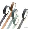 5pcs*5m Solid Color Bullet Journaling Adhesive Tapes Scrapbooking Sticker Masking Tapes Washi Tape Set Stationery Tapes