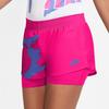 Nike Court Slam Mid-Rise Casual Tennis Shorts Women Shorts Foil-Pink CK8431-604