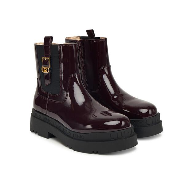 Bordeaux Liu Jo Love 63 Ankle Boots SF5067 EX004