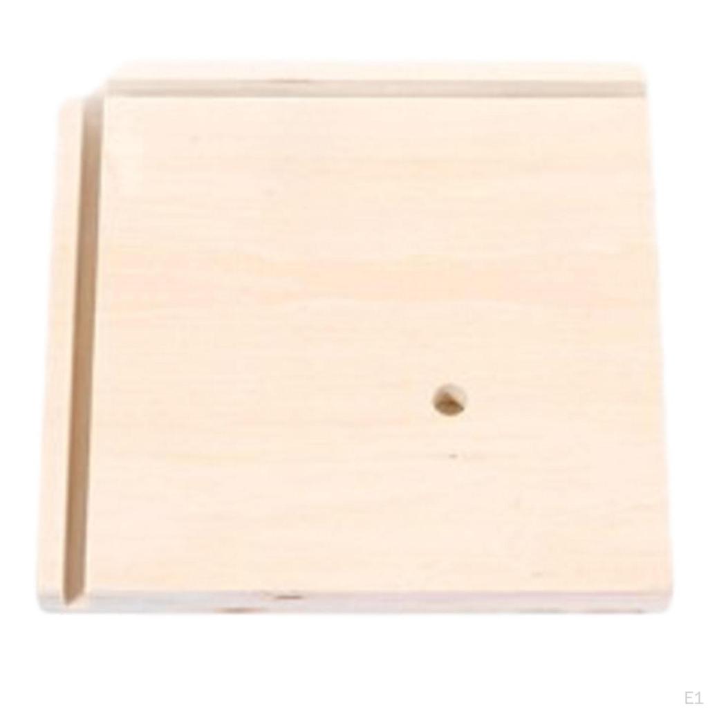 Wooden Building Toy ,Montessori Toys, Sensory with 3D Stereo Projection Space 3 Pass Level for Girls