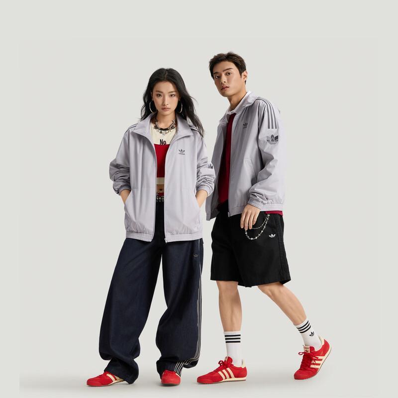 Adidas Unisex Three-Stripe Casual Sport Jacket