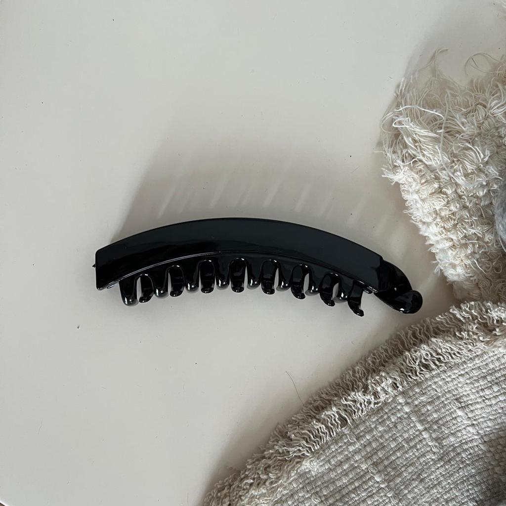 Leopard Print Non-Slip Vertical & Horizontal Banana Hair Clip for High Ponytail & Large Volume Styles
