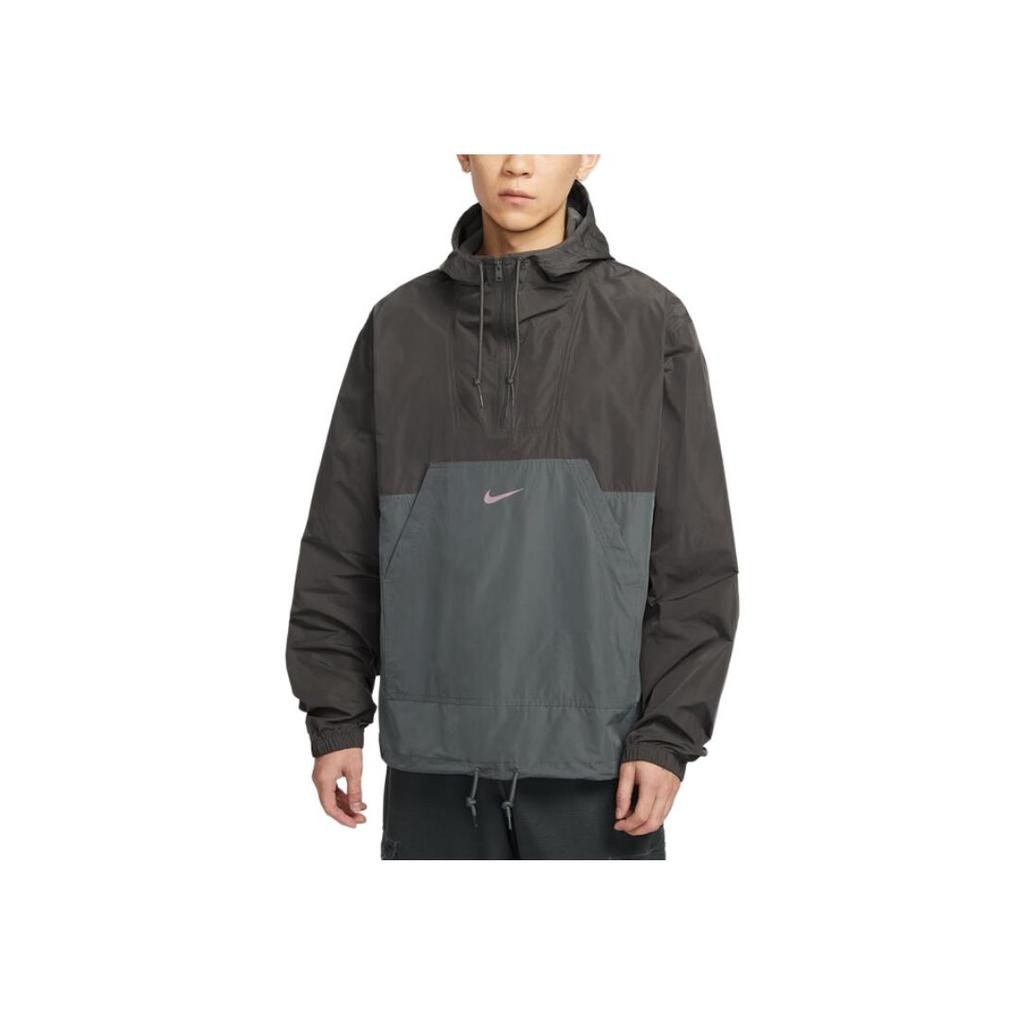 Nike Clubsportswear Minimalist Comfortable Long Sleeve Vintage Hoodie Men Hoodies Medium-Gray Iron-Gray Brown-Gray IB7558-254