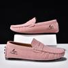 Zapatos de Conducir Clásicos Británicos de Cuero sin Cordones para Pareja, Tallas Grandes 35-49.