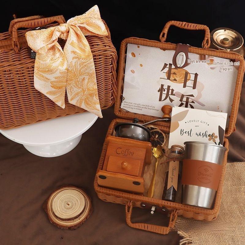 Luxus Kaffeemaschine Geschenkbox für beste Freunde - Aromatherapie & Kreatives Design