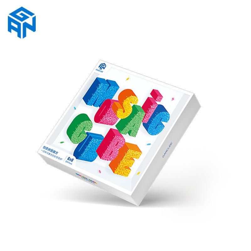 

Мозаичный кубик-пазл 10×10 с черной рамкой – Креативный DIY 6×6 Кубик из строительных блоков