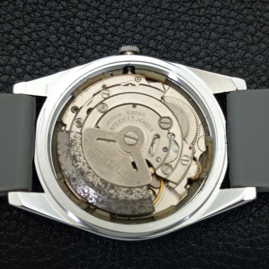 REFURBISHED SEIKO 5 AUTOMATIC MENS WATCH JAPAN MADE GREY DIAL CUSTOM a440013-2 QV90-a440013