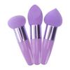 3pcs Makeup Sponge Set Soft Beauty Blenders with Ergonomic Handles for Application of Foundation, Blush, and Powder Products, Makeup Brushes