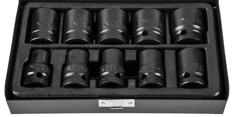Impact Sockets 1/2'' 10-24Mm 10 Pieces - T N12-101