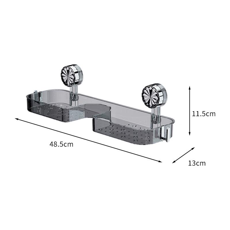 ZISIZ Suction Cup Faucet Storage Rack
