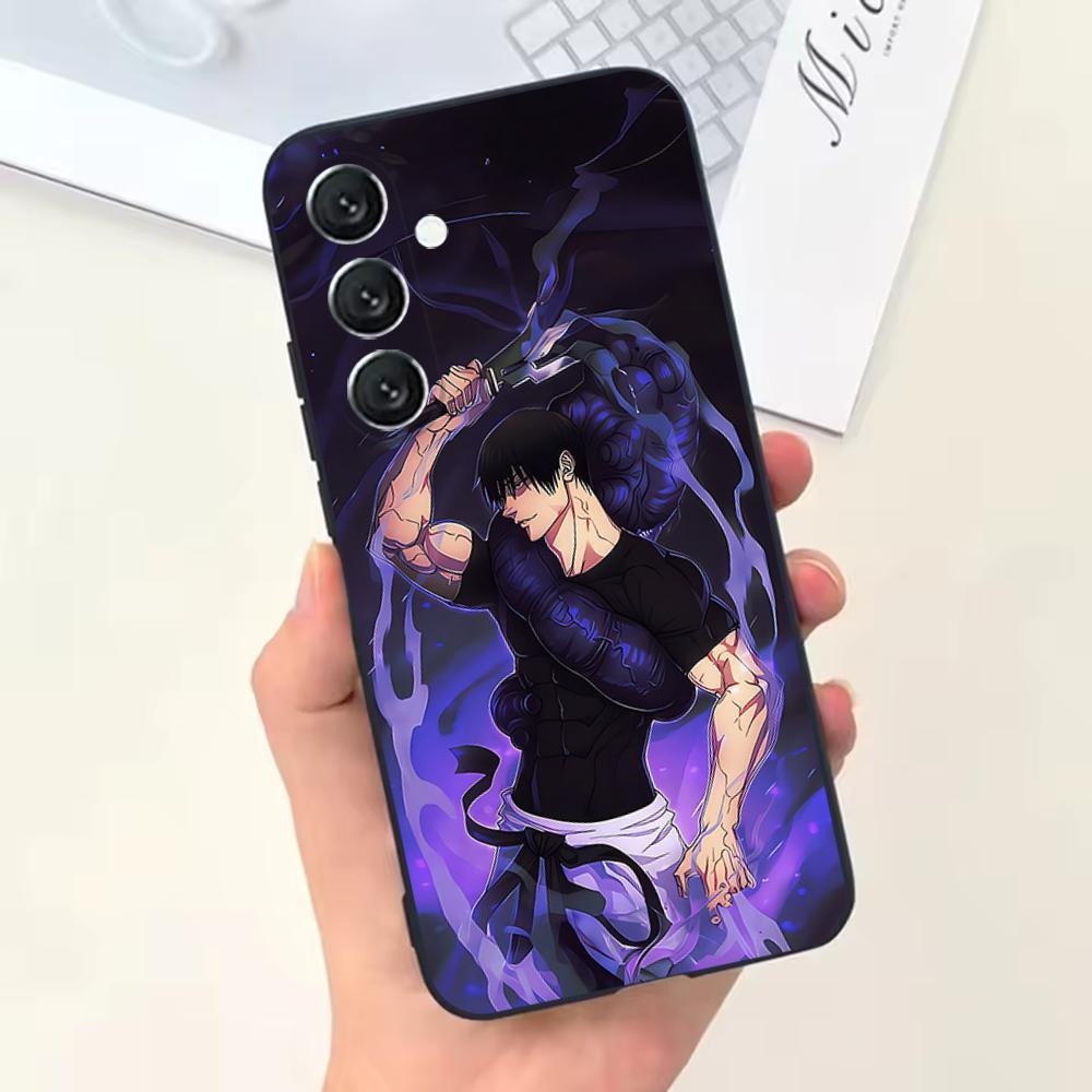 Toji Fushiguro Jujutsu K-Kaisen Phone Case For Samsung Galaxy A13,A21s,A22,A31,A32,A52,A53,A71,A80,Soft Black Shell