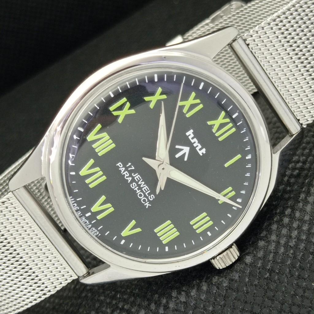 

USED HMT MILITARY INDIAN MENS MECHANICAL WATCH a307017-1 Sku583e-a307017