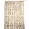 Antique Egyptian Mural Prints Transparent Drapes for Living Room Decoration Window Panel Drapes Cooking Area Soft Tulle Light Voile Silk-like Fabric