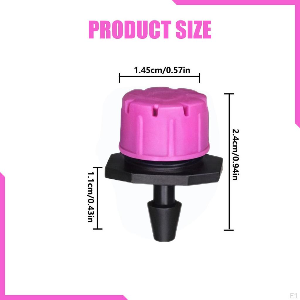 8 Hole Emitter Drippers Degree Watering Sprinklers Practical Adjustable Irrigation for