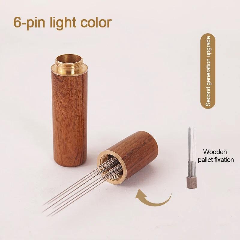 Pulbere de cafea din oțel inoxidabil Tamper Pulbere de espresso Agitator Distribuitor Nivelator Instrumente WDT Accesorii pentru barista