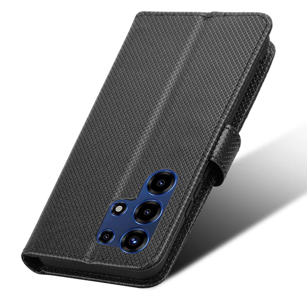 For Itel Super 26 Ultra Leather Wallet Case with Strap Diamond Texture Phone Cover
