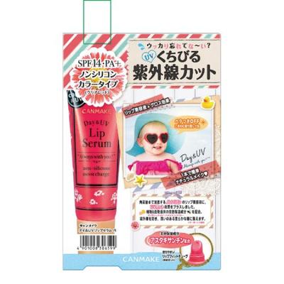 Canmake Day UV Lip Serum R with 10g & Sleeve, Red,