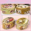 Festive Easter Oval Tin Box With Easy Carry Handle Featuring Playful Bunny And Colorful Egg Decor