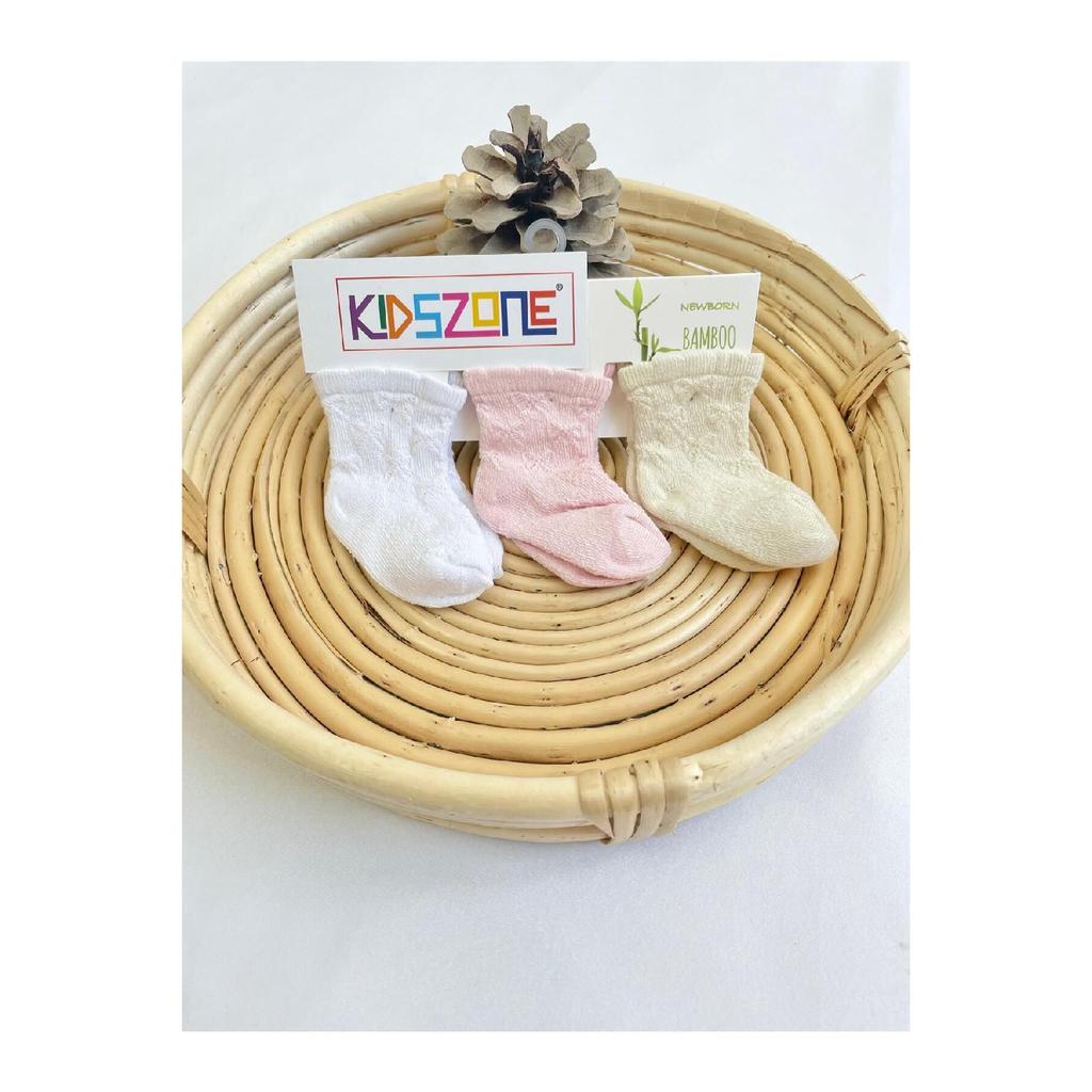 Șosete pentru nou-născut Pachet de 3 șosete pentru nou-născut 100% bumbac