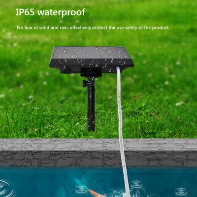 Solar Oxygen Air Pump Practical USB Charging Solar Ground-mounted Aquarium Oxygen Hose Aerator Pump for Fish Tank