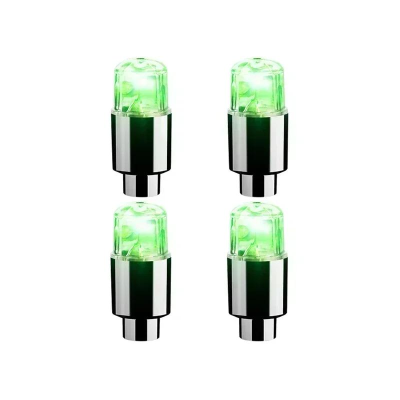 Colorful LED Wheel Valve Lights Motorcycle Car Wheel Tire Valve Caps Universal Dustproof Bicycle Valve Cover Amagi