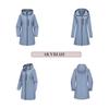 Women's Water-Repellent Windbreaker: Hooded, Long Sleeve, Loose Fit, Perfect for Spring & Autumn Outdoor Sports.