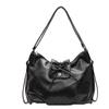 Large Capacity Commuter Bag Multi-Function Backpack Women's Bow Tote Bag Soft Leather Shoulder Bag