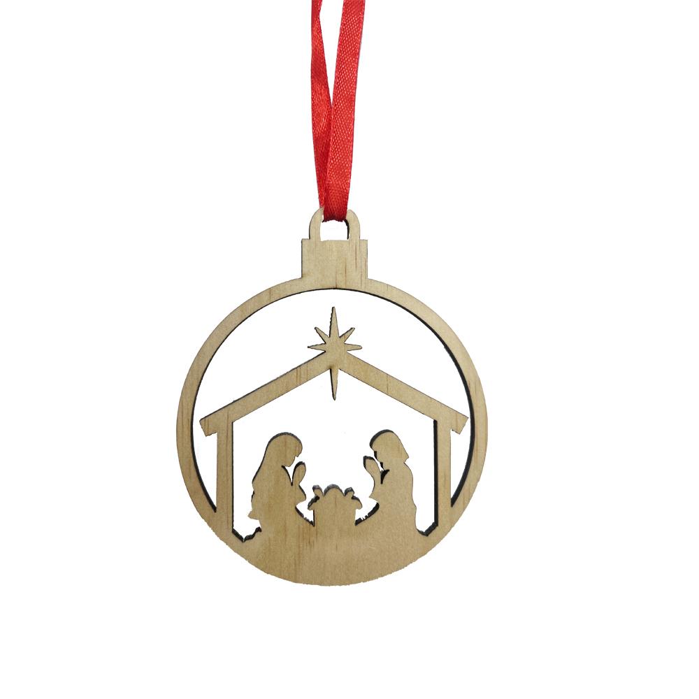 

Nativity Scene Ornament, Christmas Ornaments New Year Santa Butt Bell Ornament Funny Christmas Ornament Decorations Christmas