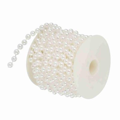 10mCelsiusroll Grinding Pearl Wire Beads Garland String   Wedding Decoration 8mm(white)