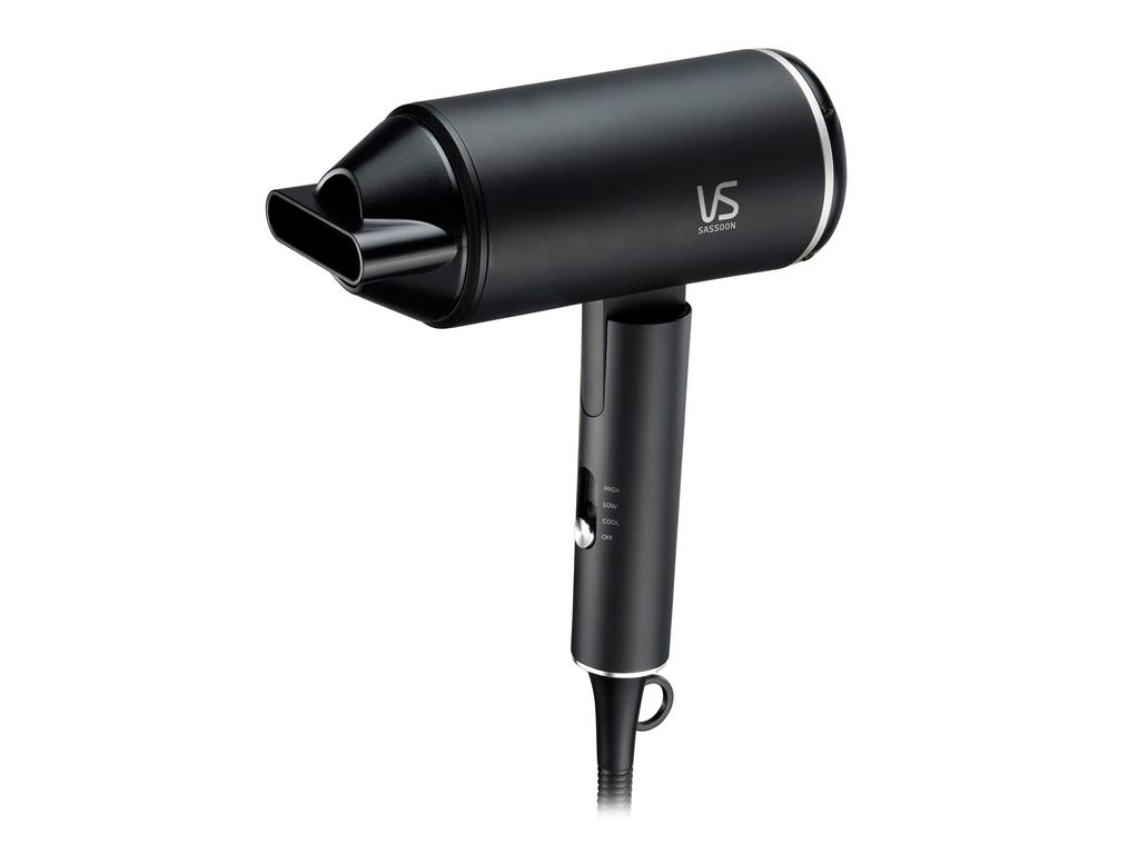 Vidal Sassoon Hair Dryer, High Airflow, Negative Ion, Two-Level Airflow Control, Black, VSD-1241/KJ