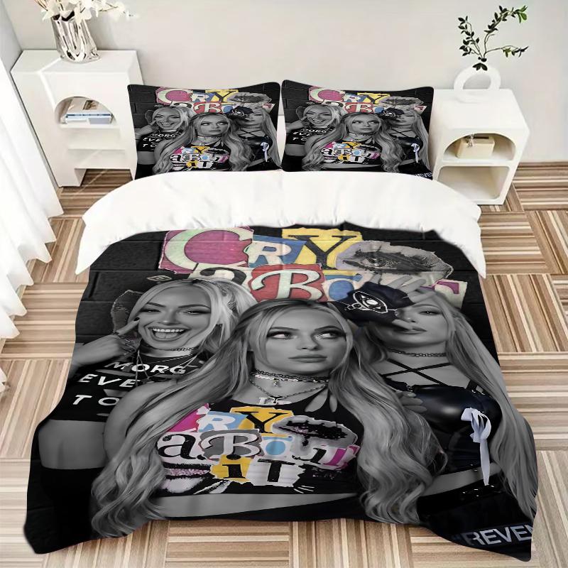 3Pcs Girl Power Rebel Vibes Bedding Sets For All Sizes New 3D Printed Bed Cover Comforter Duvet Cover Pillowcase Bedroom Decoration