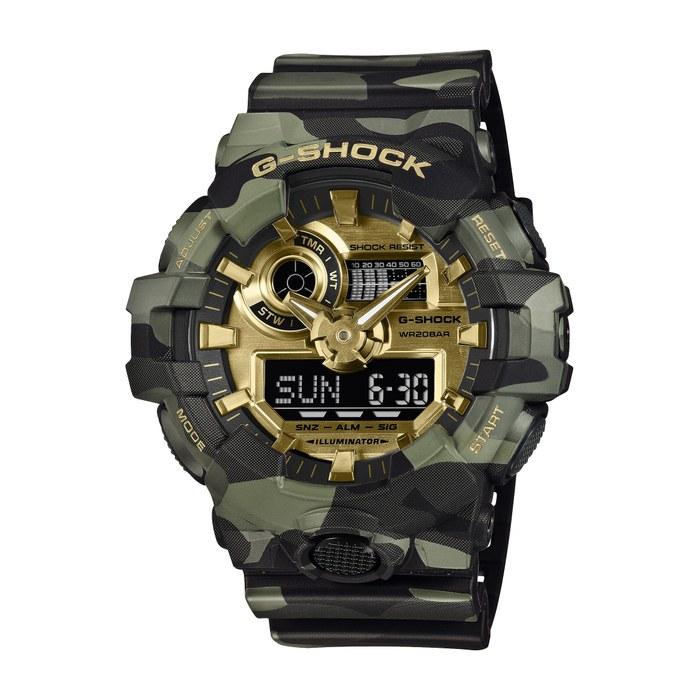 [Casio] G-Shock GA-700CMG-3AJF Men s Watch, Khaki Camouflage