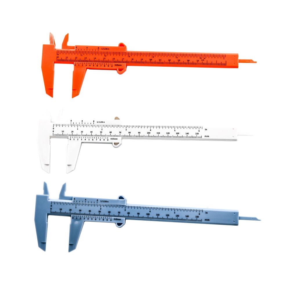 Plastic Vernier Caliper 0-150mm Measuring Tool for Students