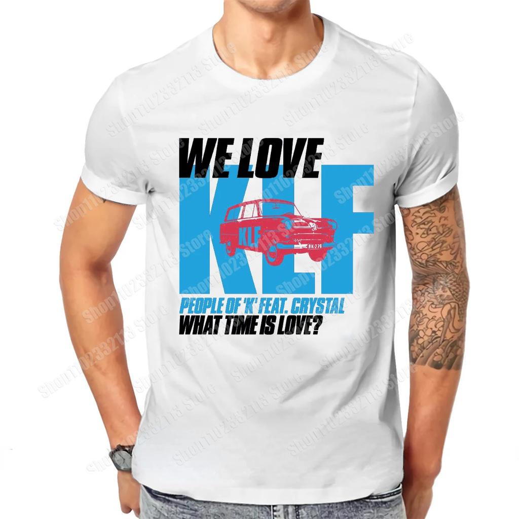 Retro på 1980-tallet KLF Its Grim Up North Vintage Grunge Streetwear Unisex T-skjorte Mote Print Kortermet T-skjorter