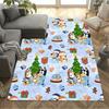 Bluey Family Adventure Carpet Design for Foyer Decorate Room Bedrooms Dormitory Anti-slip Rug Office Home Decor Gift for Festivals