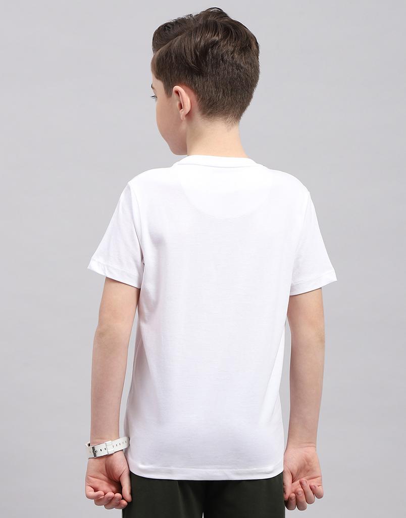 Monte Carlo Red/White Printed Round Neck T-Shirt 2 Pc