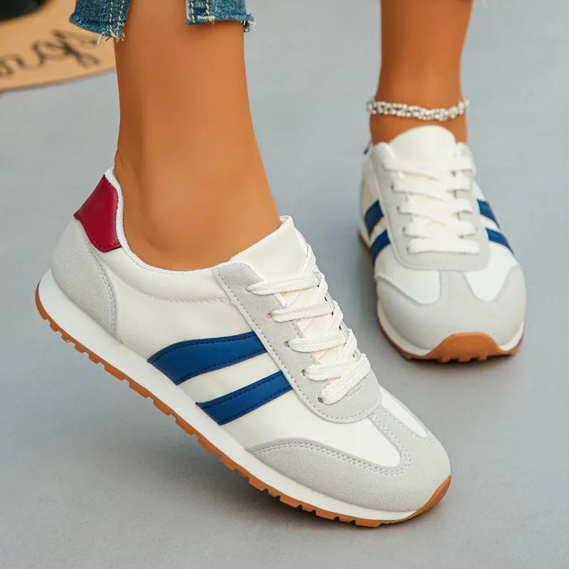 Fashion Women's Casual Lightweight Breathable Sport Shoes 2025 Spring Autumn New All-match Running Sneakers Zapatos De Mujer Tenis Jeans