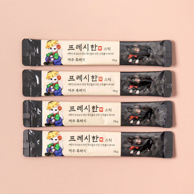 [Pet] Whistle Fresh Sticks 4Pcs Jeju Black Pork