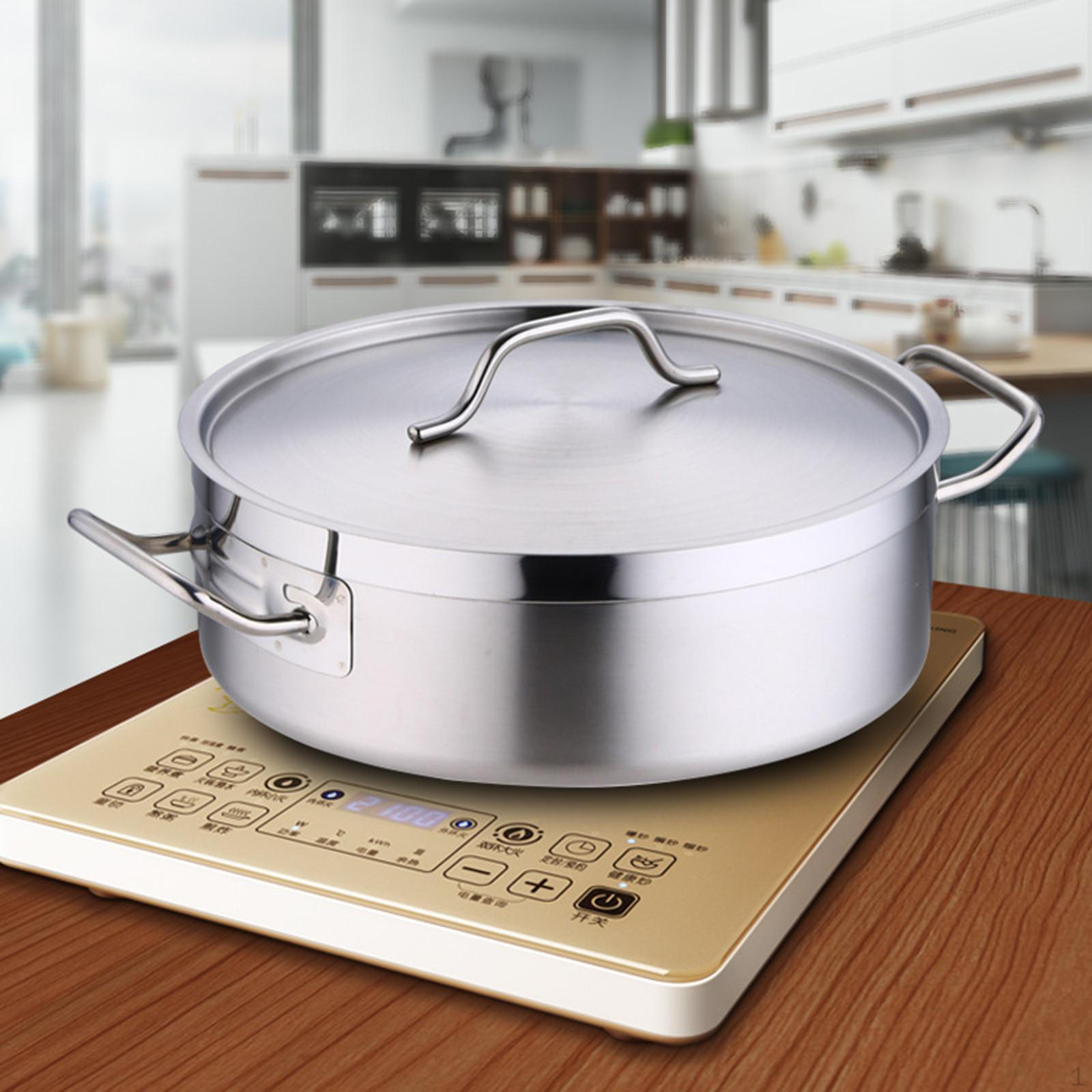 

Кастрюля китайская толстая антипригарная с крышкой, легко моется, суп шабу