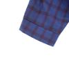 Archives Check Pattern Short Sleeve Long Dress Blue With Belt Women Used