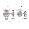 Full Aluminum Ice Fishing Reel Left/Right Handed V-shape Ice Fishing Wheel 50mm 60mm Fly Winter Fishing Reels Gear Ratio 1:1