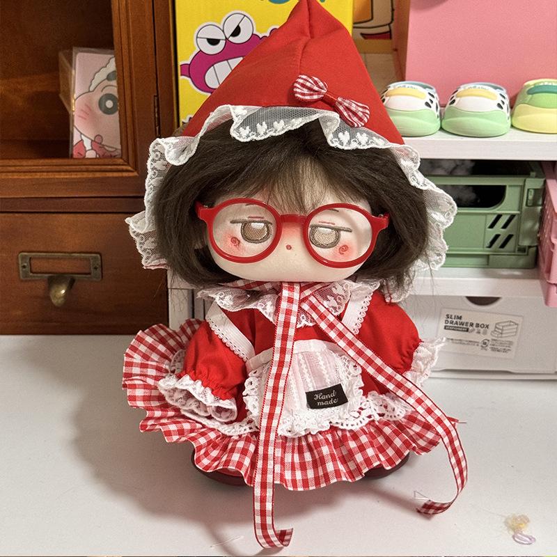 Unisex 20cm Cotton Plush Doll Clothes - Dress Up Fashionable Outfits