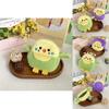 Adorable Bird Plush Coin Purse Keychain For Students Portable Organizer Gift