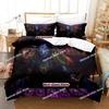 2023 Game Hearthstone Heroes Of Warcraft Bedding Set Cartoon Anime three-piece Set Teenager Bedroom Duvetcover Sets