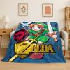 Classic Z-Zelda Cartoon Games Soft Flannel Throw Blanket,Cozy Blanket for Bed,Couch,Sofa,Bedroom,Living Room,Picnic  Camping