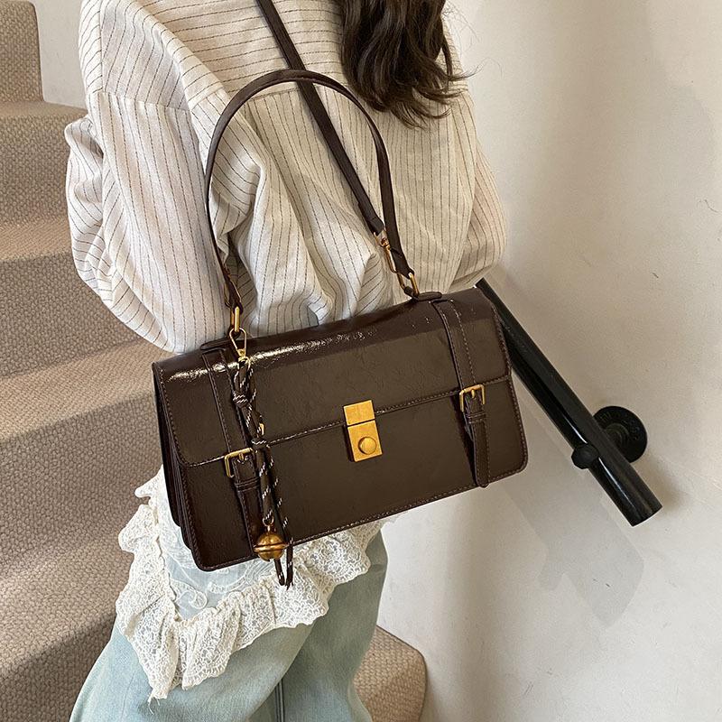 Crossbody Bag Women's New Fashion Portable Small Square Bag Casual Versatile Shoulder Bag